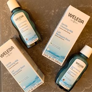 NWT! New! Set of 2! Weleda Gentle Cleansing Milk